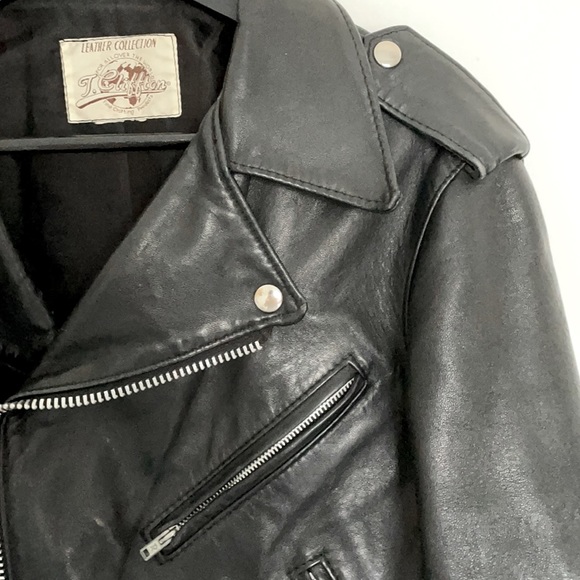 Vintage Black Motorcycle Jacket - Size Small - Picture 4 of 9